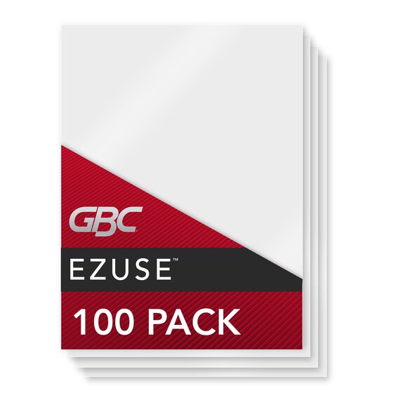 GBC EZUse Thermal Laminating Pouches, Legal (9 x 14.5 in), 5 mil, 100/Box (3740473)