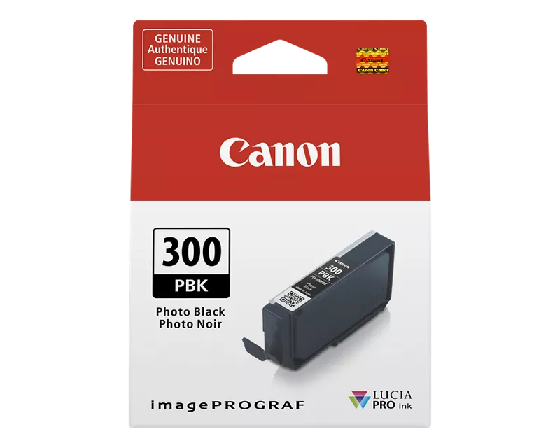 Canon Genuine PFI-300 Photo Black Ink Tank (4193C002)