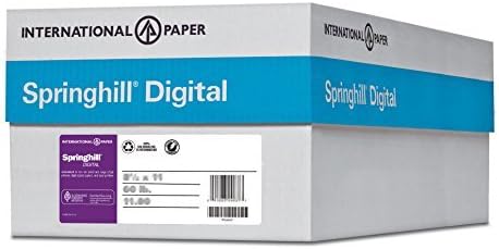 Springhill Digital Vellum Bristol Cover Colors, 11" x 17" Carton Copy Paper, 67 lbs., Ivory, 250 Sheets/Ream (056004)