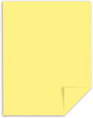 Exact Index Cover, 110 lb., 8.5" x 11", Canary, Smooth Finish, 250 Sheets/Ream (49541)