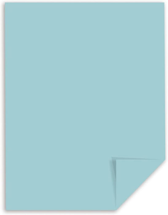 Exact Vellum Bristol Cover, 67 lb., 8.5" x 11", Blue, Smooth Finish, 250 Sheets/Ream (82321)