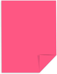 Astrobrights Cardstock, 65 lbs., 8.5" x 11", Plasma Pink™, 250 Sheets/Ream (22129)