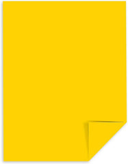 Astrobrights Cardstock, 65 lbs., 8.5" x 11", Solar Yellow™, 250 Sheets/Ream (22731)