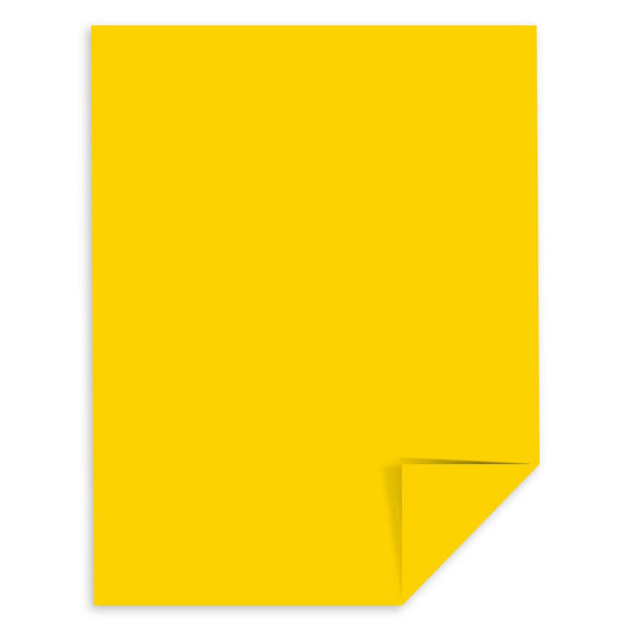 Astrobrights Colored Paper, 24 lbs., 8.5" x 11", Sunburst Yellow™, 500 Sheets/Ream (22591)