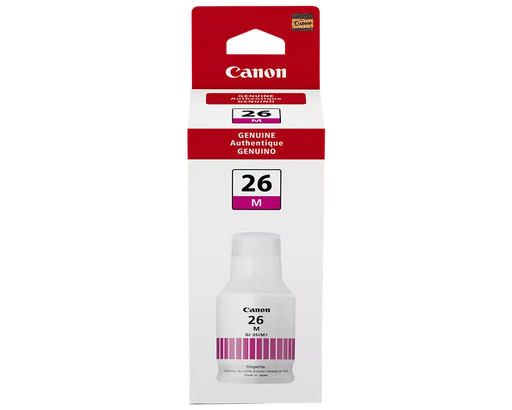 Canon Genuine GI-26 Pigment Magenta Ink Bottle (4422C001)