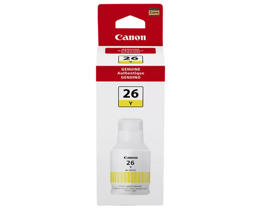 Canon Genuine GI-26 Pigment Yellow Ink Bottle (4423C001)
