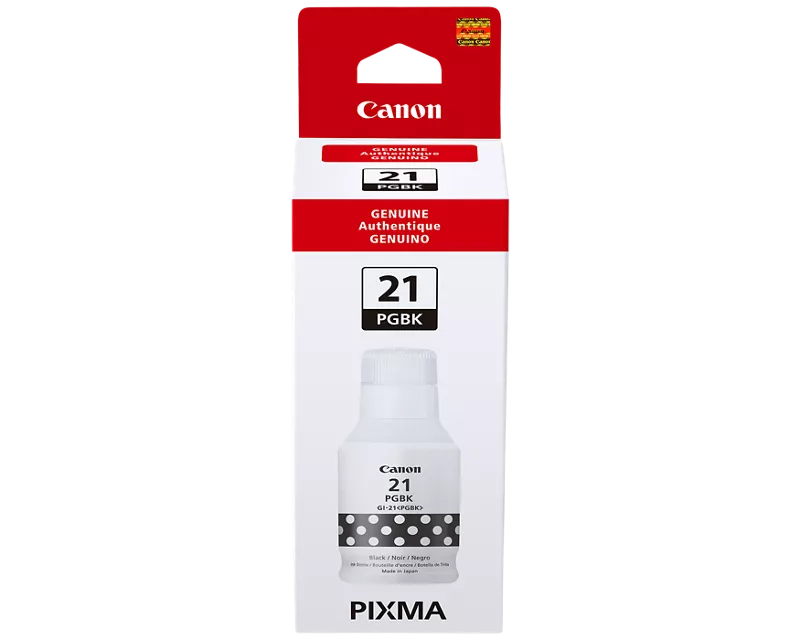 Canon Genuine GI-21 Pigment Black Ink Tank (4526C001)