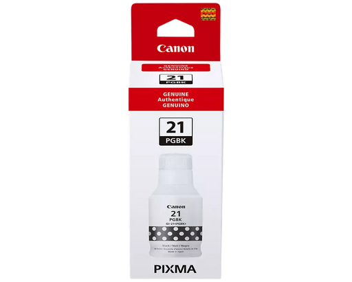 Canon Genuine GI-21 Pigment Black Ink Tank (4526C001)