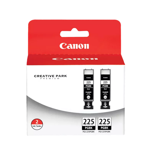Canon Genuine PGI-225 Black Twin Ink Pack (4530B007)
