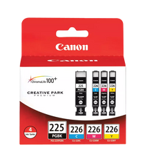 Canon Genuine PGI-225/CLI-226 4 Color Ink Pack (4530B008)