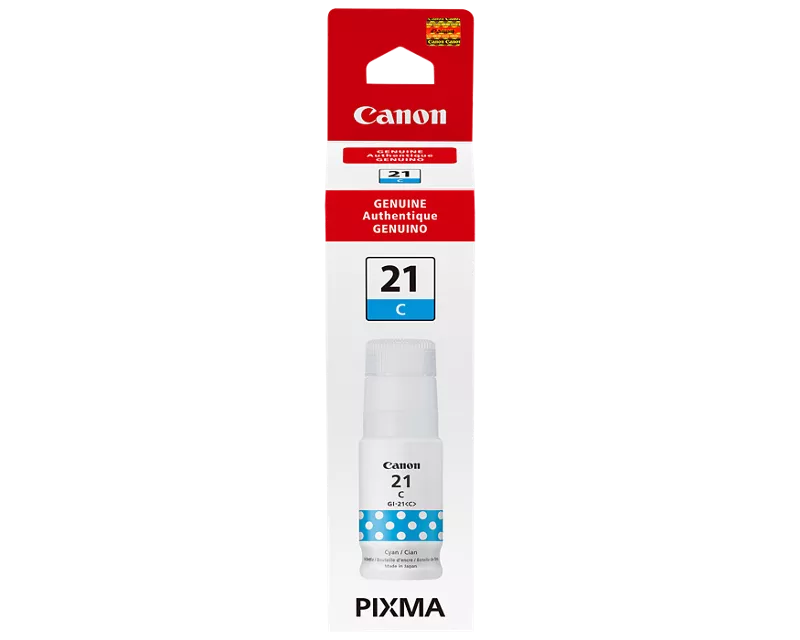 Canon Genuine GI-21 Cyan Ink Tank (4537C001)
