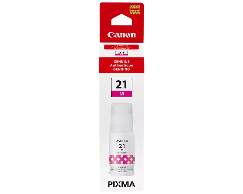 Canon Genuine GI-21 Magenta Ink Tank (4538C001)