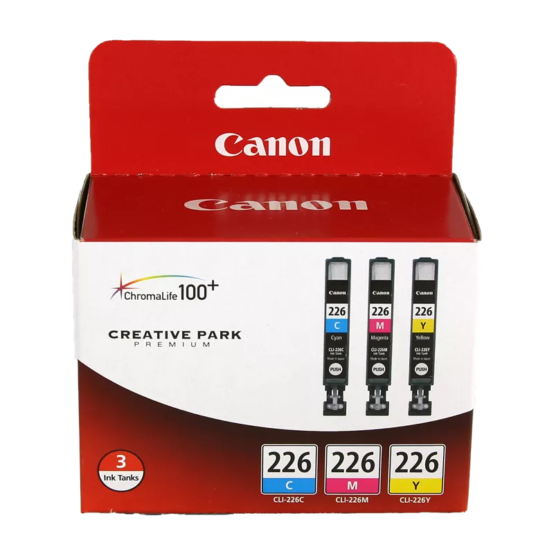 Canon Genuine CLI-226 CMY 3 Color Pack (4547B005)