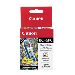 Canon Genuine BCI-6 Photo Cyan Ink Tank (BCI-6BK BLCK)