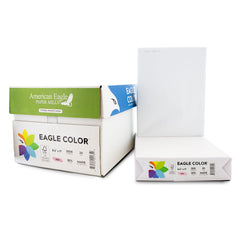 American Eagle 8.5" x 11" Color Copy Paper, 20 lbs., Pink, 500 Sheets/Ream (47730501)