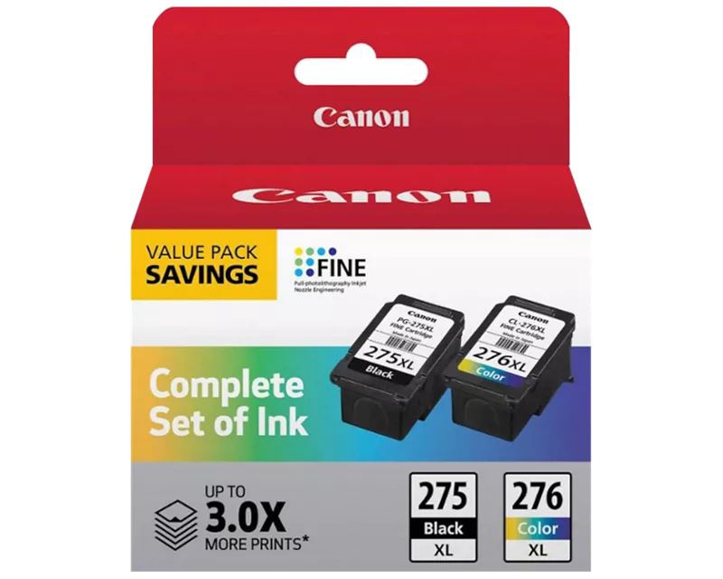 Canon Genuine PG-275 XL / CL-276 XL Value Pack (4981C008)