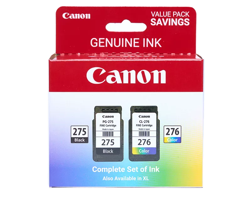 Canon Genuine PG-275 / CL-276 Value Pack (4988C005)