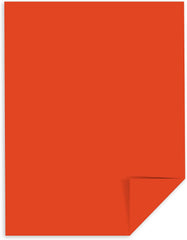 Astrobrights Cardstock, 65 lbs., 8.5" x 11", Orbit Orange™, 250 Sheets/Ream (22761)