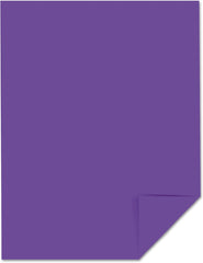 Astrobrights Cardstock, 65 lbs., 8.5" x 11", Gravity Grape™, 250 Sheets/Ream (21971)