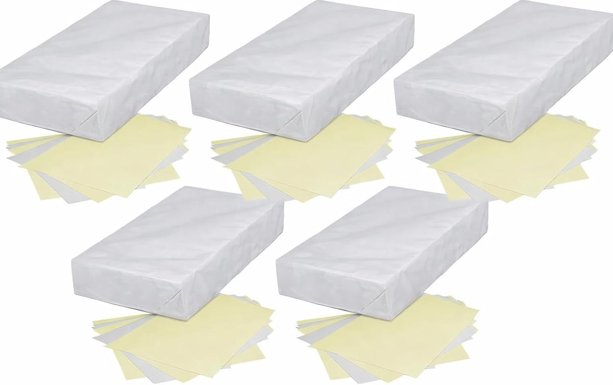 Print It Carbonless Paper, 2-Part Reverse, Bright White/Canary, 250 Sets Ream