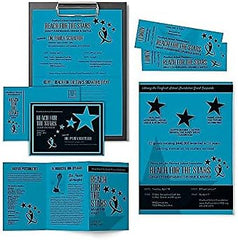 Astrobrights Cardstock, 65 lbs., 8.5" x 11", Celestial Blue®, 250 Sheets/Ream (22861)