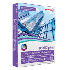 Xerox, Bold Digital Printing Paper, 8.5" x 11", White, 24 lbs., 98 brightness, 500 Sheets/Ream, (3R11540)