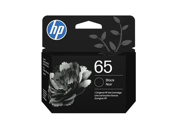 HP 65 Black Original Ink Cartridge, N9K02AN#140