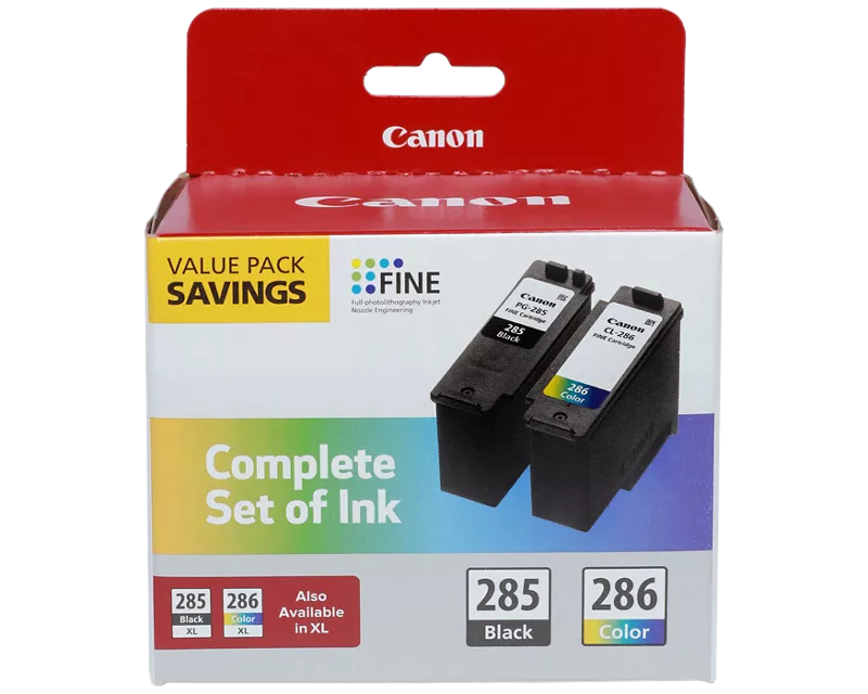 Canon Genuine PG-285 / CL-286 Value Pack (6197C004)