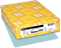 Exact Vellum Bristol Cover, 67 lb., 8.5" x 11", Blue, Smooth Finish, 250 Sheets/Ream (82321)