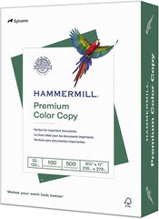 Hammermill Premium Color Copy Paper, 8.5" x 11", 32 lb, 500 Sheets (102630)