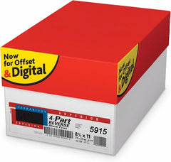 Nekoosa® NCR Superior 8.5" x 11" Carbonless Paper, 4-Part RS, Goldenrod/Pink/Canary/White, 500 Sheets/Ream (5915)