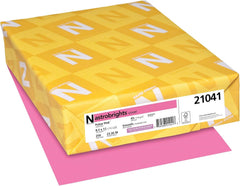 Astrobrights Cardstock, 65 lbs., 8.5" x 11", Pulsar Pink™, 250 Sheets/Ream (21041)