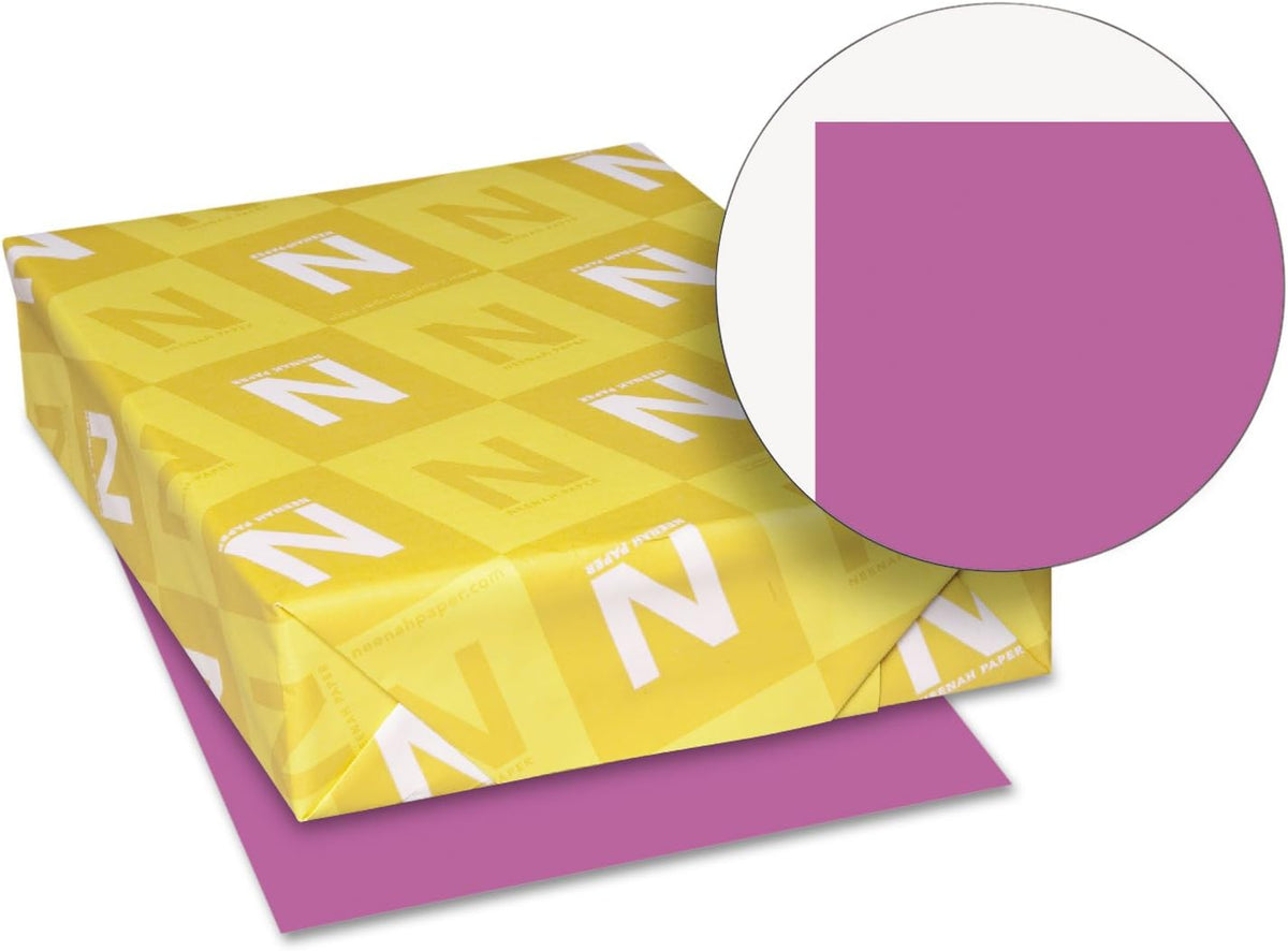 Astrobrights Cardstock, 65 lbs., 8.5" x 11", Planetary Purple™, 250 Sheets/Ream (22871)