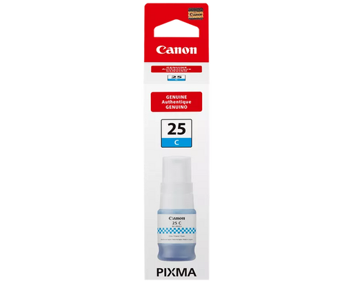 Canon Genuine GI-25 Cyan Ink Bottle (6277C001)