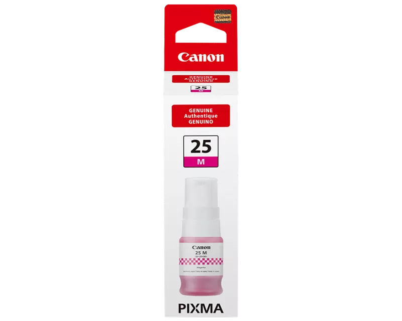 Canon Genuine GI-25 Magenta Ink Bottle (6278C001)