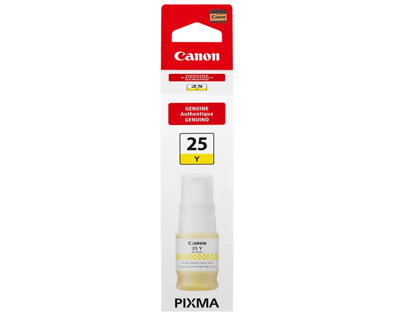 Canon Genuine GI-25 Yellow Ink Bottle (6279C001)