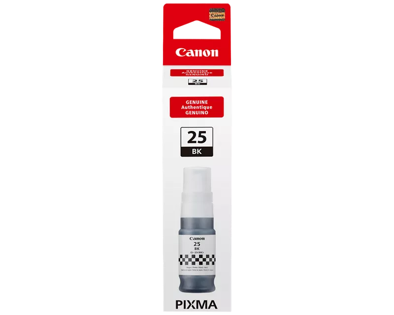 Canon Genuine GI-25 Black Ink Bottle (6280C001)