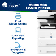 TROY LaserJet Enterprise MFP M528 MICR Printer - view 2
