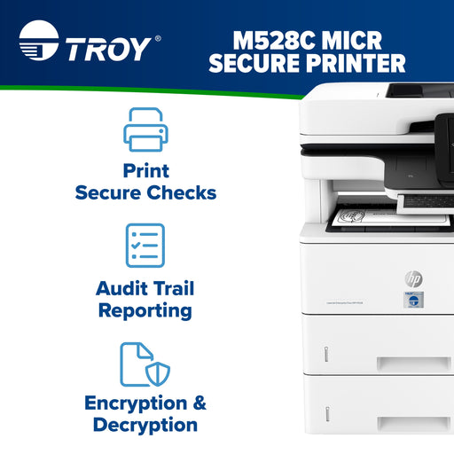 TROY LaserJet Enterprise MFP M528 MICR Printer - view 2