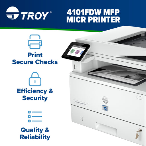 TROY LaserJet Pro MFP 4101fdw MICR Printer - view 2