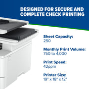 TROY LaserJet Pro MFP 4101fdw MICR Printer - view 3