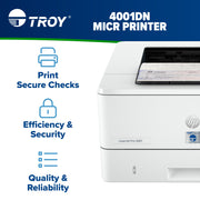 TROY LaserJet Pro 4001dn MICR Printer - view 2