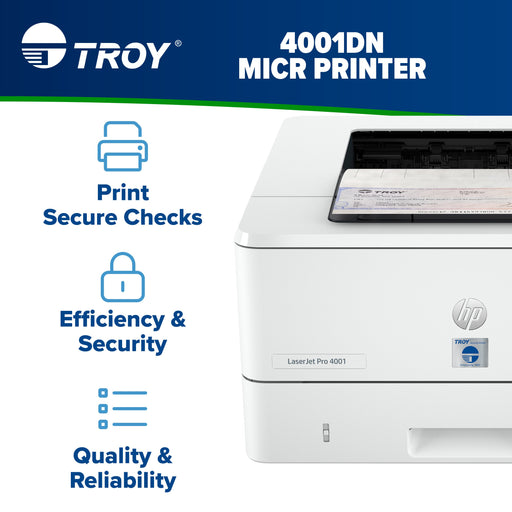 TROY LaserJet Pro 4001 MICR Printer - view 2