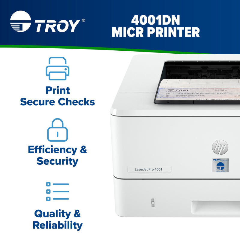 TROY LaserJet Pro 4001 MICR Printer - view 2