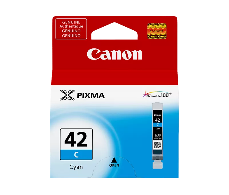 Canon Genuine CLI-42C Cyan Ink Tank (6385B002)
