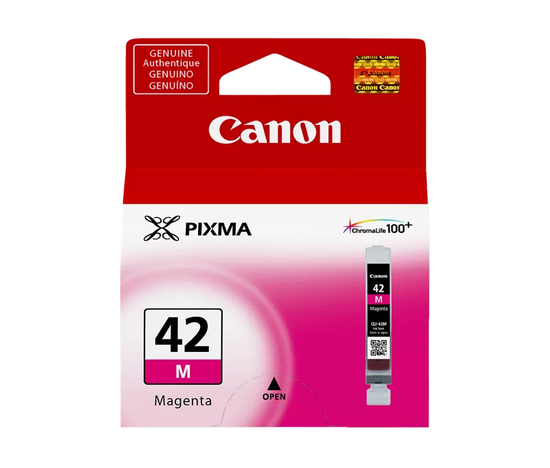 Canon Genuine CLI-42M Magenta Ink Tank (6386B002)