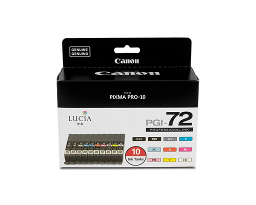 Canon Genuine PGI-72 Color Ink Value Pack (10 Ink Tanks) (6402B007)