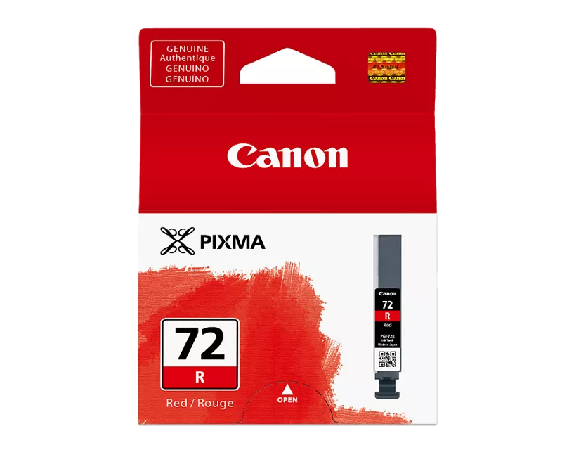 Canon Genuine PGI-72R Red Ink Tank (6410B002)