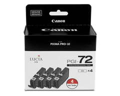 Canon Genuine PGI-72 Chroma Optimizer Ink Value Pack (4 Ink Tanks) (6411B007)