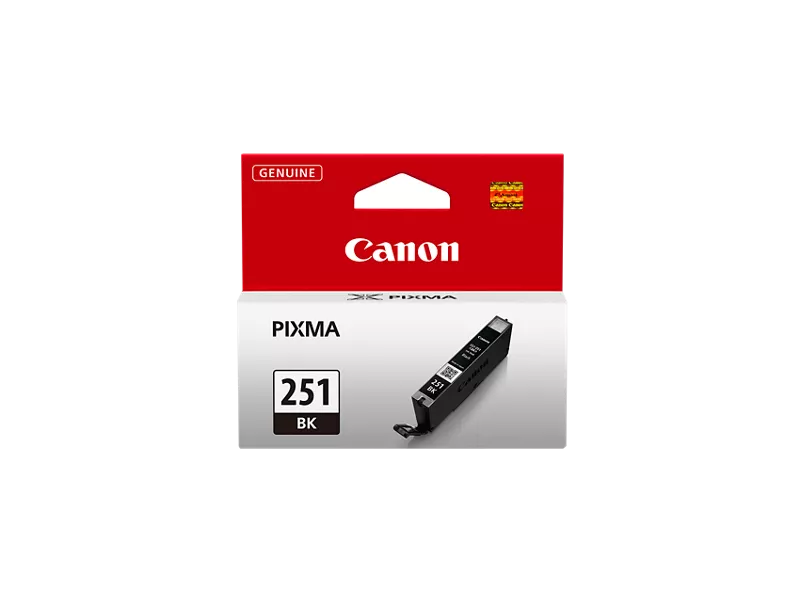 Canon Genuine CLI-251BK Black Ink Tank (6513B001)